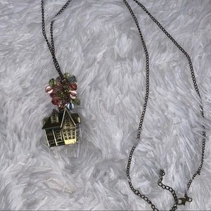 Disney up house and balloons necklace